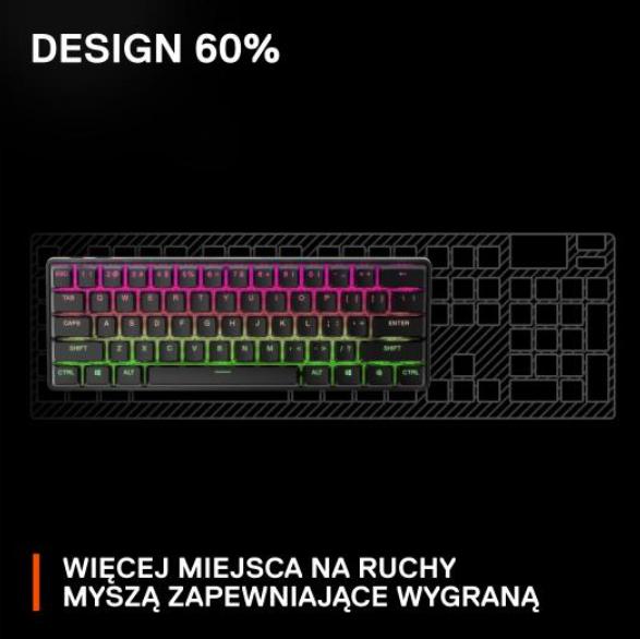 Actual product image SteelSeries Apex Pro Mini (US, Cable)