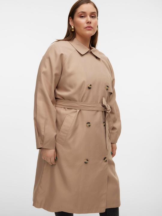 Actual product image Vero Moda Fly-Away Collar Curve Coat Trench Coat (48)