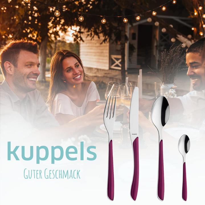 Actual product image Kuppels Cutlery set 24 pieces wildberry 2214 Prisma (24 Piece, Cutlery set)