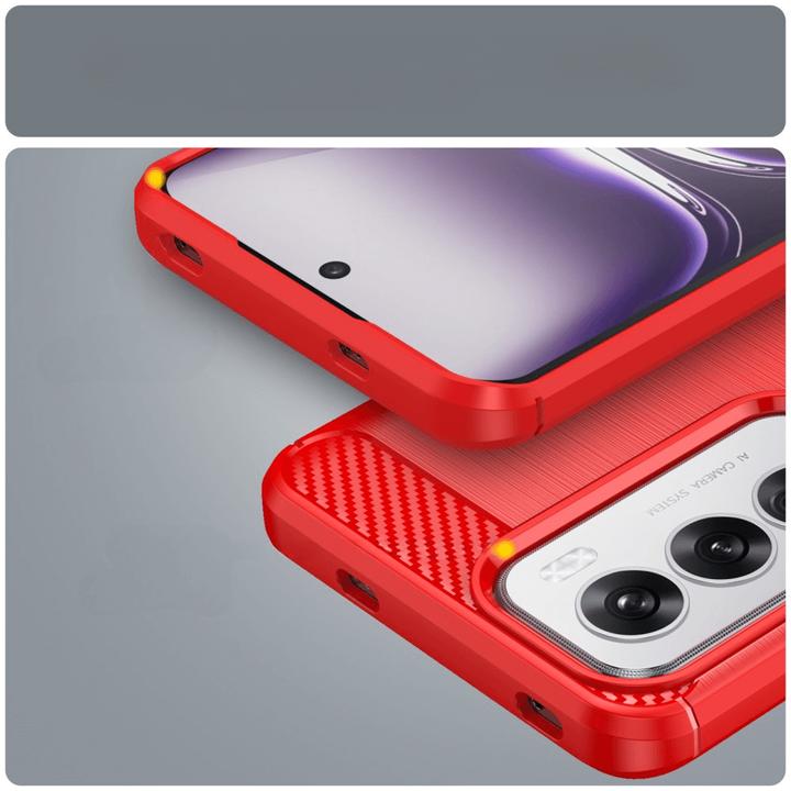 Produktbild Cover-Discount OPPO Reno12 5G - Metall Carbon Look Hülle (Oppo Reno12)
