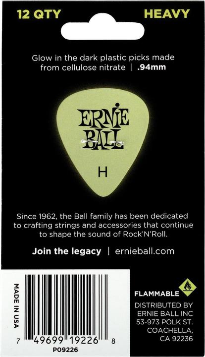 Immagine prodotto Ernie Ball Pesante (12 x, 0.94 mm)