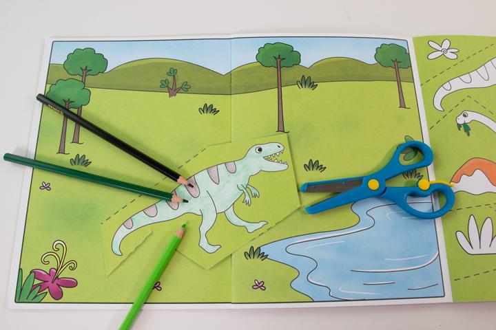 Immagine prodotto Loewe Facciamo lavoretti manuali! Dai 5 anni - colorare, ritagliare, incollare - dinosauri