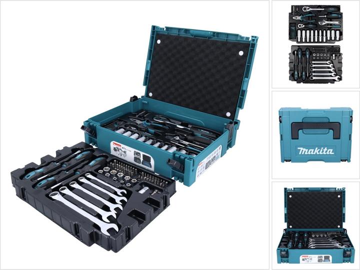 Immagine prodotto Makita Set di attrezzi manuali (87 pezzi)