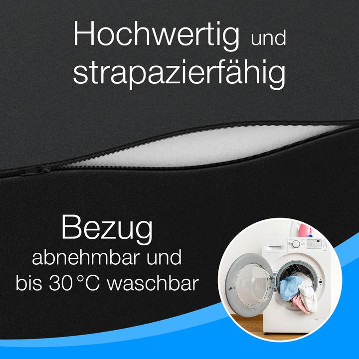 Produktbild Bestschlaf Klappmatratze, 3-teilige Faltmatratze, Reisebett, Gästematratze (140 x 195 cm, Schaumstoffkern)