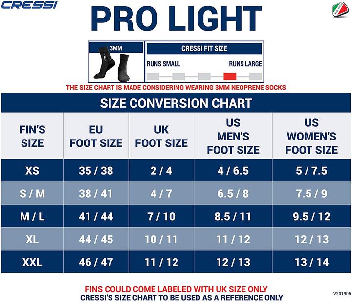Image du produit Cressi Pro Light (S/M)