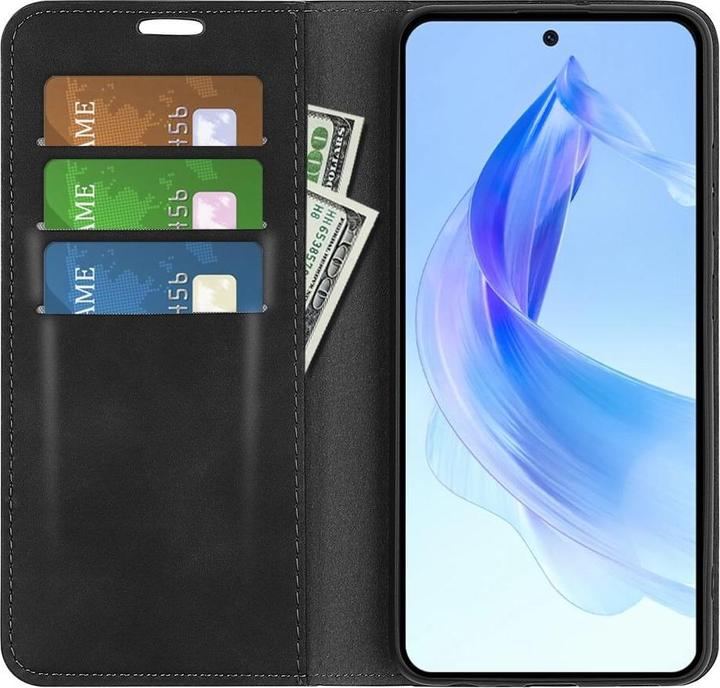 Productafbeelding Cover-Discount Honor 90 Lite - Stand Flip Case Cover zwart (Honor 90 Lite)