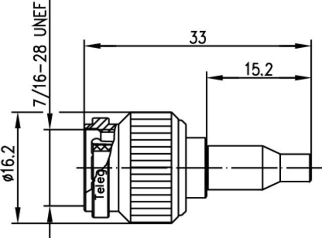 Produktbild Telegärtner TNC-Kabelstecker (Antennenkabel)