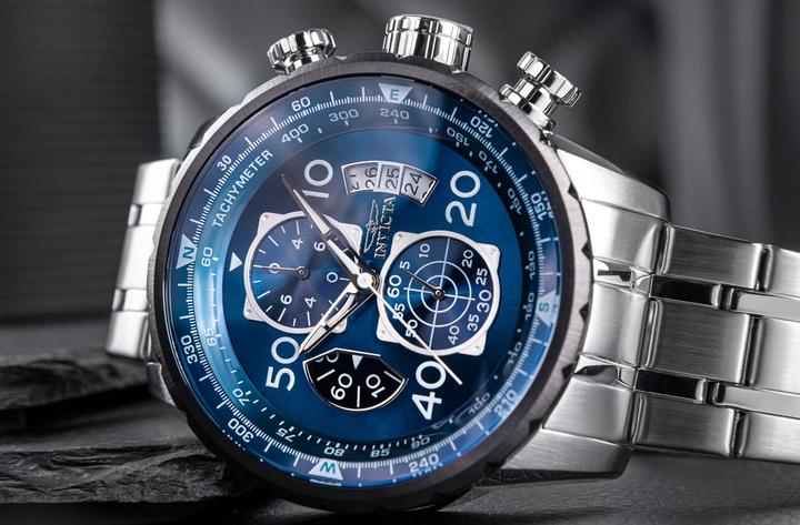 Image du produit Invicta Aviator 22970 Quartz Herenhorloge - 48mm (48 mm)