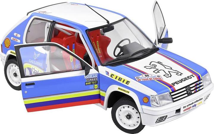 Image du produit Solido 1:18 Peugeot 205 Rallye 1.9L blanc