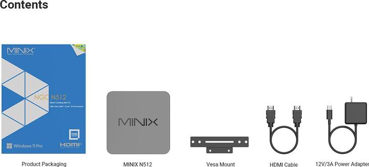 Image du produit Minix NEO NGC N512 (Intel Core i5-12600H, 16 Go, 512 Go)