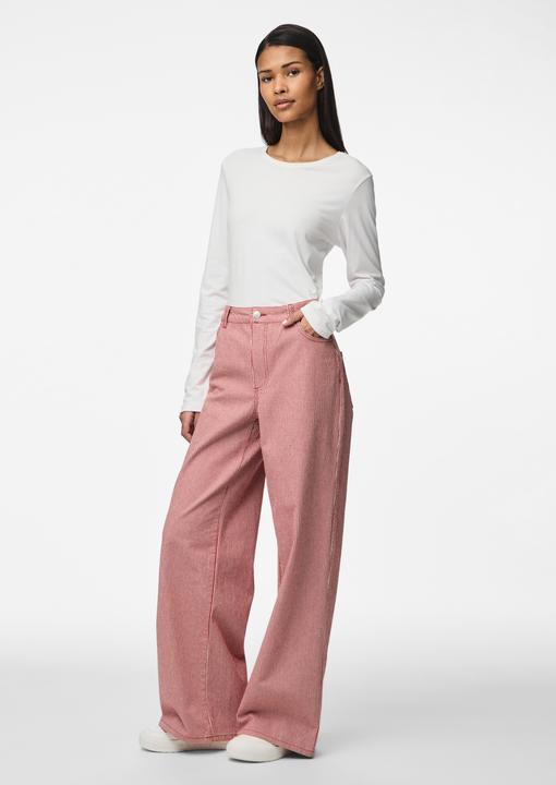 Produktbild Pieces PCBILLO MW GESTREIFTE Wide Fit Jeans (XL)