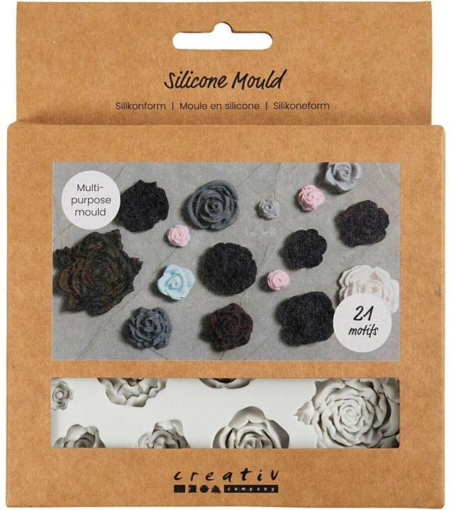 Produktbild Creativ Company Versiegelung Giessformen Silikon Rosen Motiv