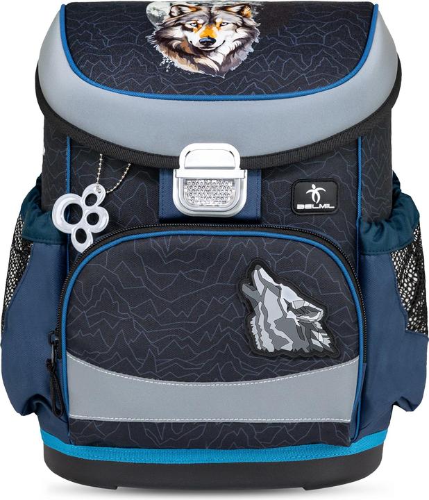Actual product image Belmil MINI FIT Schulrucksack-Set Wolves Pack (17 l)