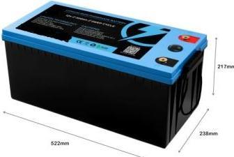 Produktbild Rätikon Batterien LiFePO4-Lithiumbatterie 12 V 400 Ah mit BMS und LED-Anzeige (12 V, 400 Ah)