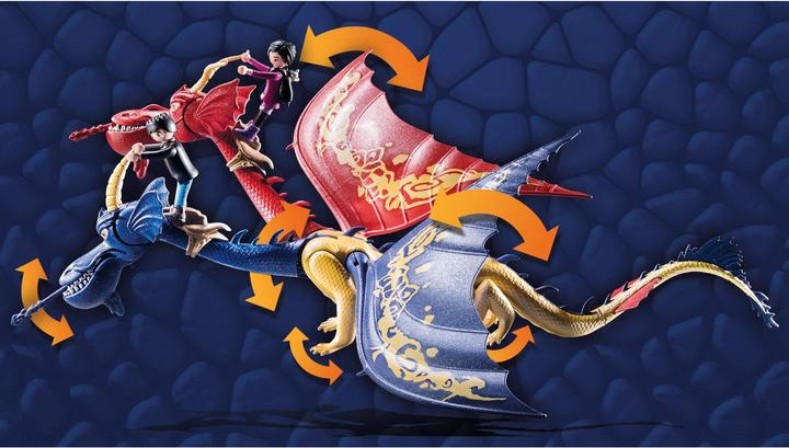 Actual product image Playmobil The Nine Realms - Wu & Wei with Jun (71080, Playmobil Dragons)