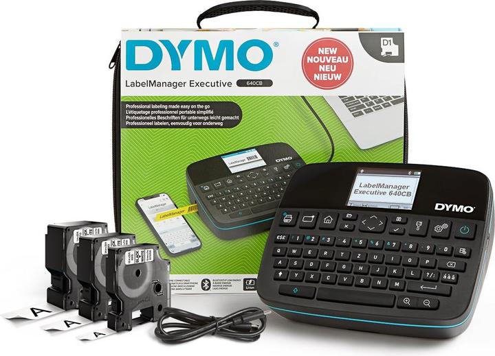 Produktbild Dymo LabelManager 640CB 6/9/12/19/24mm D1-Bänder QWZ Value P