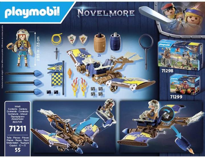 Actual product image Playmobil Novelmore - Dario's Flying Glider (71211, Playmobil Novelmore)