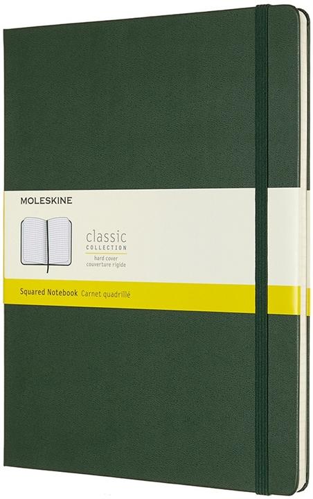 Actual product image Moleskine XL - Notebook (250 x 190 mm, Checked, Hardcover)