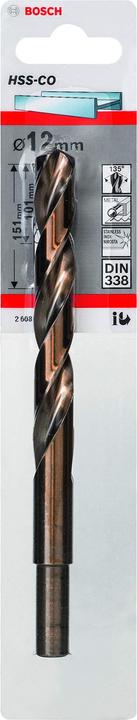 Produktbild Bosch Professional Zubehör Metallbohrer HSS-Co, DIN 338, 12 x 101 x 151 mm, 1er-Pack (12 mm)