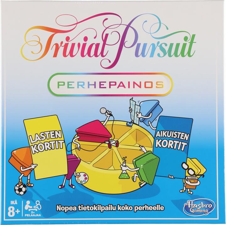 Hasbro Gaming Trivial Pursuit Family Edition Board game Trivia (Finnish)
