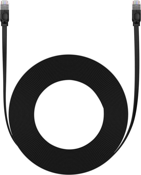 Produktbild Baseus Flat Cable Ethernet RJ45, Cat.6, 12m (black) (CAT6, 12 m)