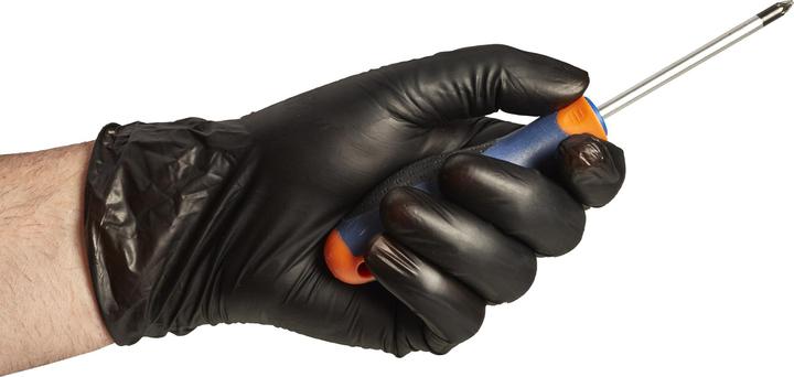 Image du produit Spontex Gants jetables Extra Black 100 en vinyle taille M