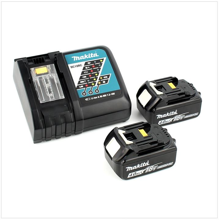 Produktbild Makita DTW 190 RMJ 18V Li-Ion Akku Schlagschrauber im Makpac - mit 2x BL 1840 B 4,0 Ah Akku mit LED (Akkubetrieb)