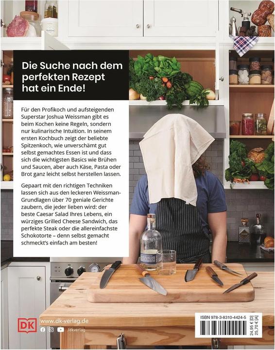 Produktbild Ein unverschämt gutes Kochbuch (Deutsch, Joshua Weissman, Helmut Ertl, DK Verlag, 2021)