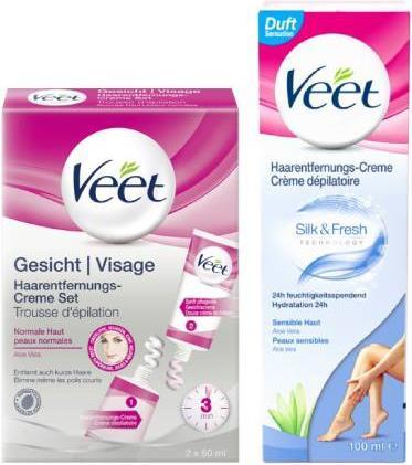 Produktbild Veet Gesicht & Beine Enthaarungscreme Set