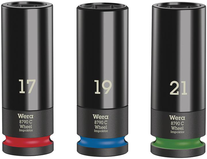 Image du produit Wera Wheel Impaktor C Set 1 (19 mm, 21 mm, 17 mm)