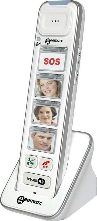 Actual product image Geemarc PhotoDECT 295 Additional handset Photo buttons White