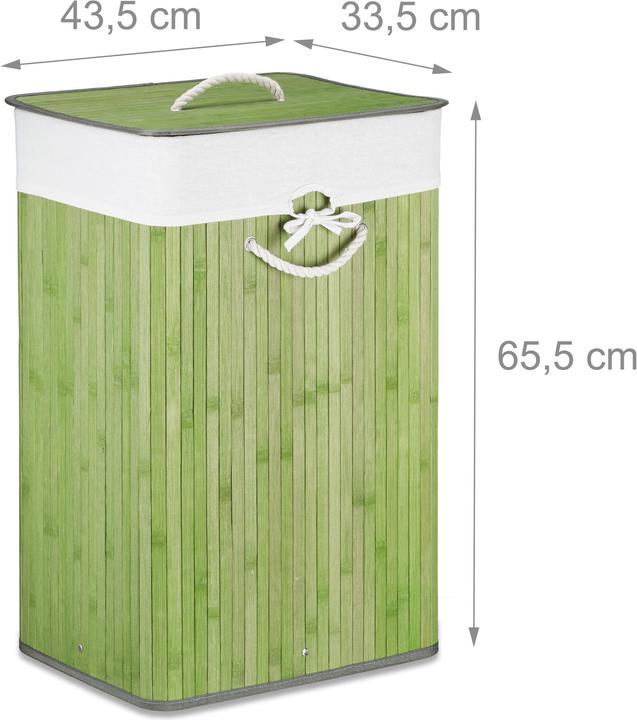 Actual product image Relaxdays Rectangular Hamper (83 l)