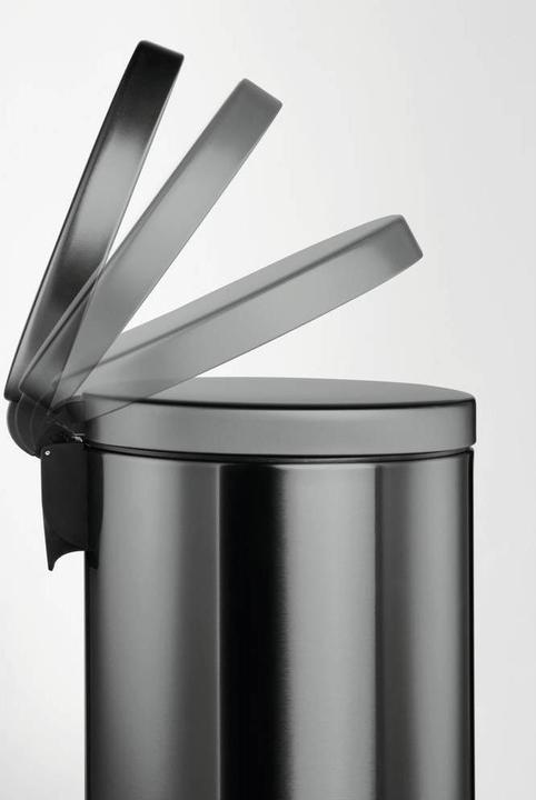 Actual product image Durable Pedal bin metal round, soft close (20 l)