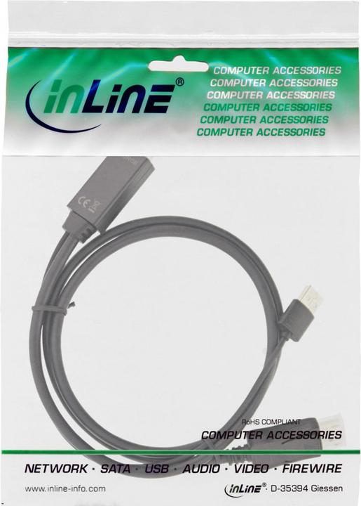 Produktbild InLine 2in1 (1.50 m, DisplayPort)