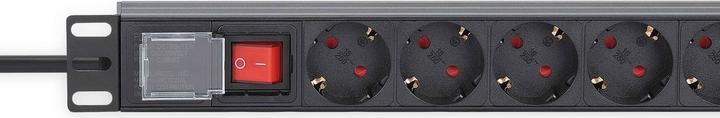 Immagine prodotto Intellinet Ciabatta / PDU a 8 vie da 19", contatto di protezione, 1 U