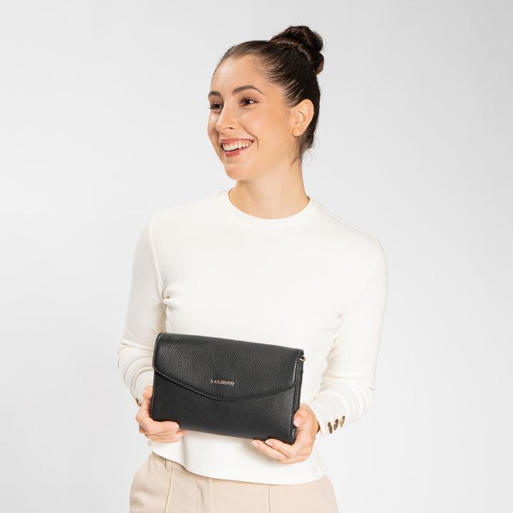 Produktbild Lazarotti Bologna Leather Clutch Tasche Leder 23 cm
