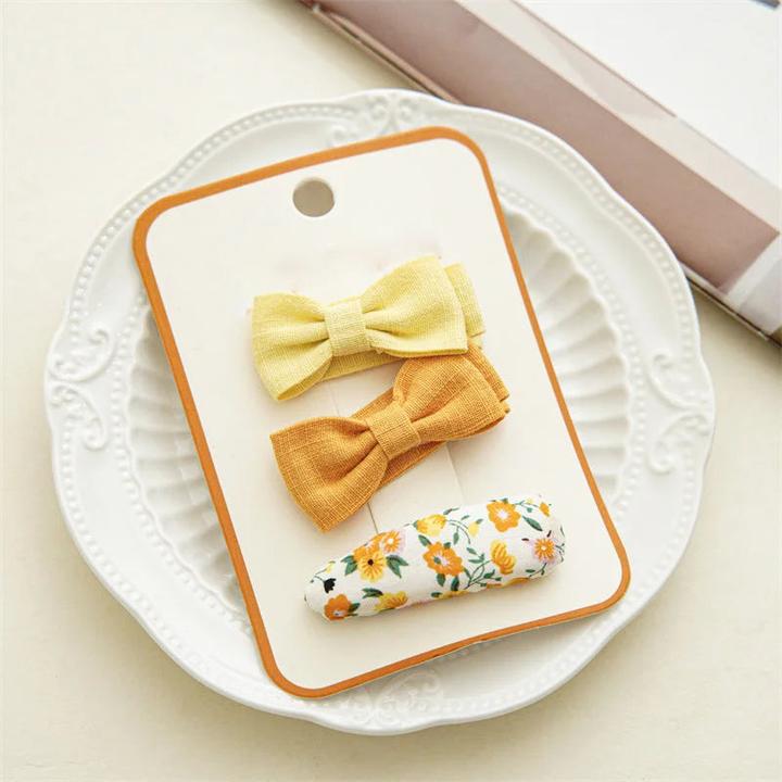 Produktbild Activity Board Adorable Floral Bow Hair Clips - Perfekte Kopfbedeckung Zubehör (3 Stk.)
