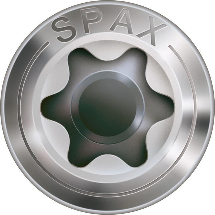 Actual product image Spax Facade screw 4.5 x 70 mm 100 pcs. Stainless steel A2 ( 25470004507022 ) Fixing thread Mini lens (100 Screws per piece)