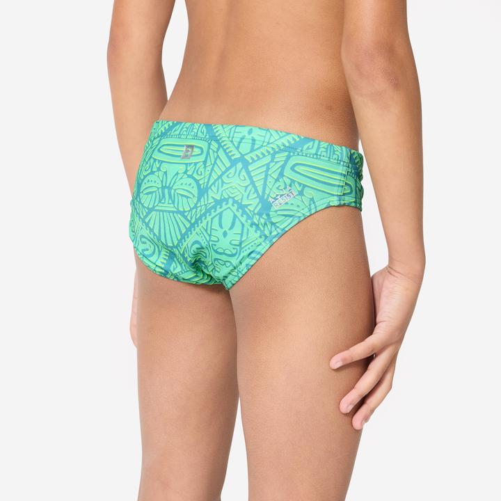 Produktbild Watko Badehose Slip Wasserball Jungen - 500 Tiki türkis (12, 13, 14)
