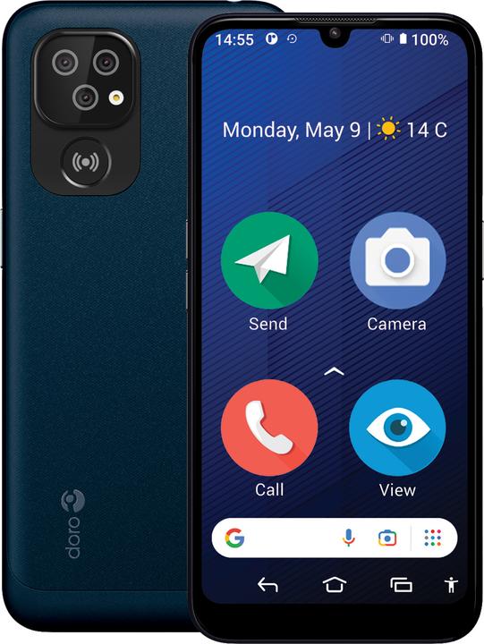 Immagine prodotto Doro 8210 (64 GB, Blu scuro, 6.10", Doppia SIM, 16 Mpx, 4G)