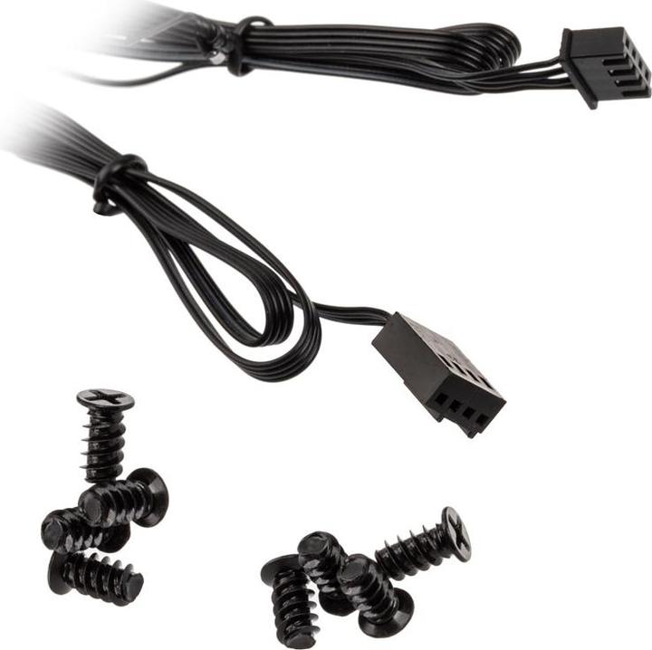 Actual product image Raijintek EOS 12 RBW ADD fan, set of 2 incl. controller (120 mm, 2 x)