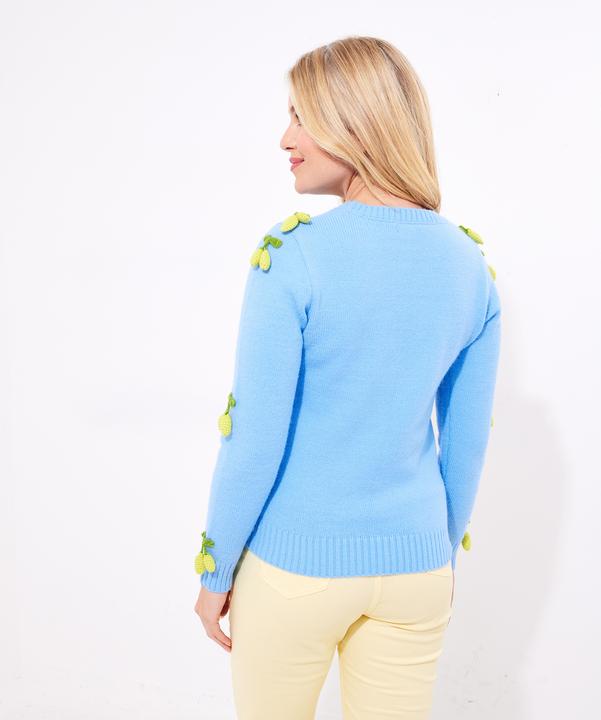 Actual product image Joe Browns 3D Lemon Knit Cardigan (38)