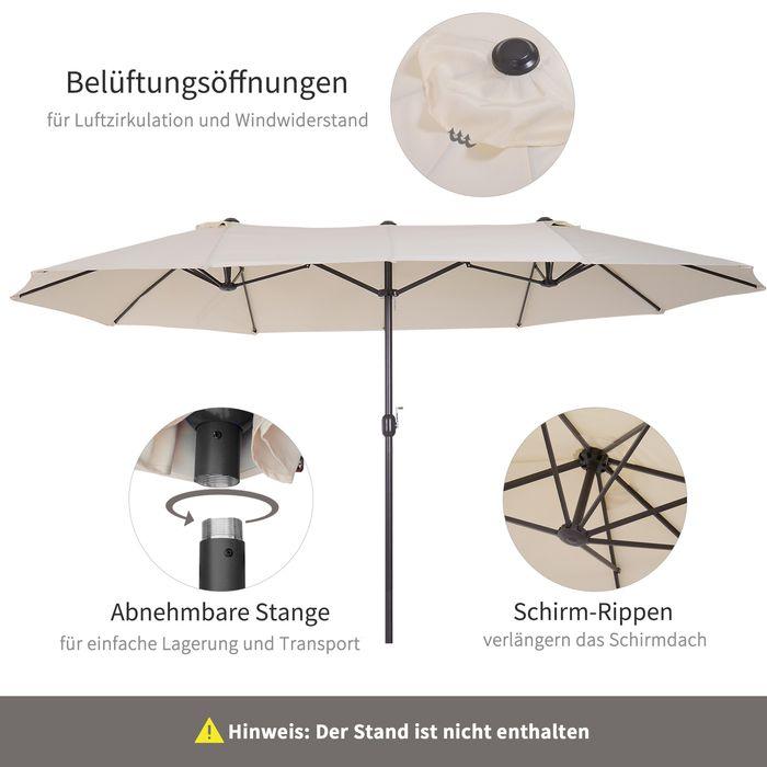 Image du produit Jamb Parasol Ovale (2.70 m)