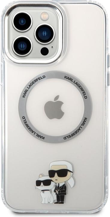 Produktbild Karl Lagerfeld KKLHMP13XHNKCIT iPhone 13 Pro Max 6,7" hardcase transparent Iconic Karl&Choupette Mag (Apple iPhone 13 Pro Max)