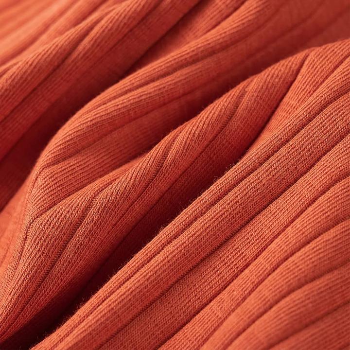 Image du produit VidaXL T-shirt manches longues enfant orange foncé 104,Matière : 95 (104)