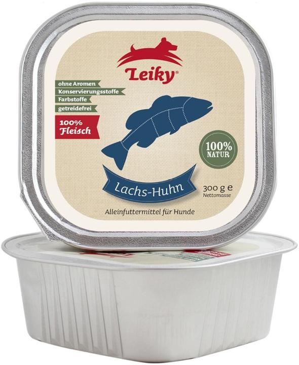 Leiky Hundenassfutter Lachs-Huhn (Adult, 1 Stk., 300 g)