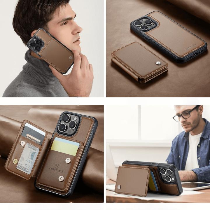 Actual product image Cover-Discount iPhone 16 Pro - 2-in-1 back cover with credit card holder (Apple iPhone 16 Pro)