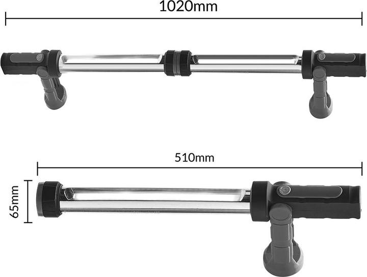 Produktbild Maclean werklamp LED XXL MCE230 Energy 2 stuks lampen met hanger en magneet (1200 lm)