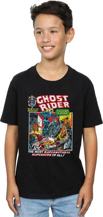 Actual product image Boys Ghost Rider T-Shirt (152, 158)