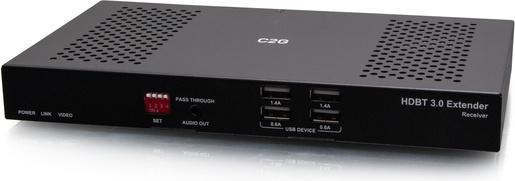 Immagine prodotto C2G Scatola dell’estensore TX HDMI HDBaseT + da USB-B a A + RS232 su Cat a scatola RX (18 Gbps) 4K 60 Hz